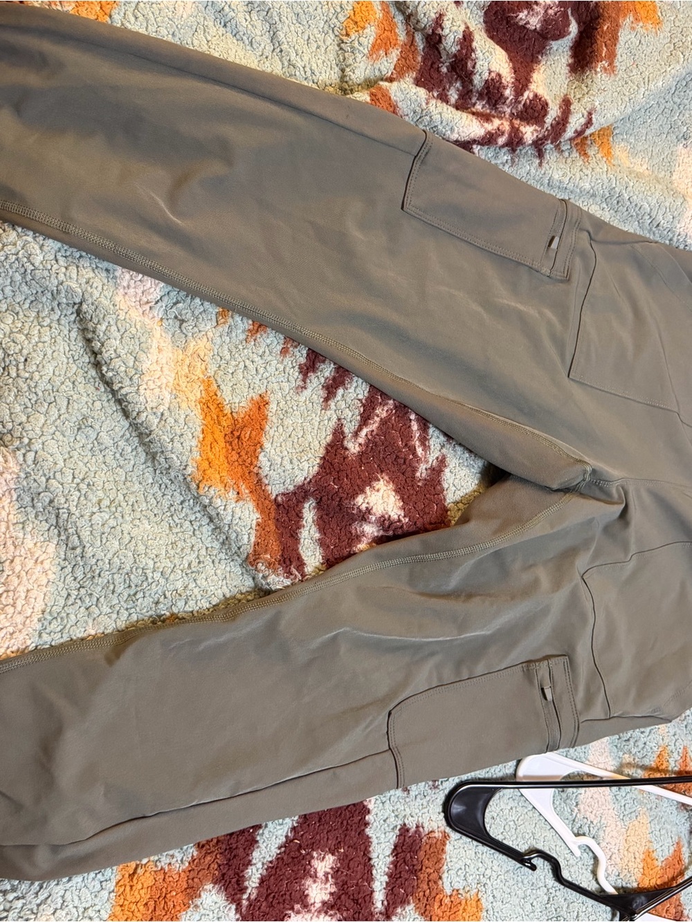 Avia Olive-Taupe Utility Leggings